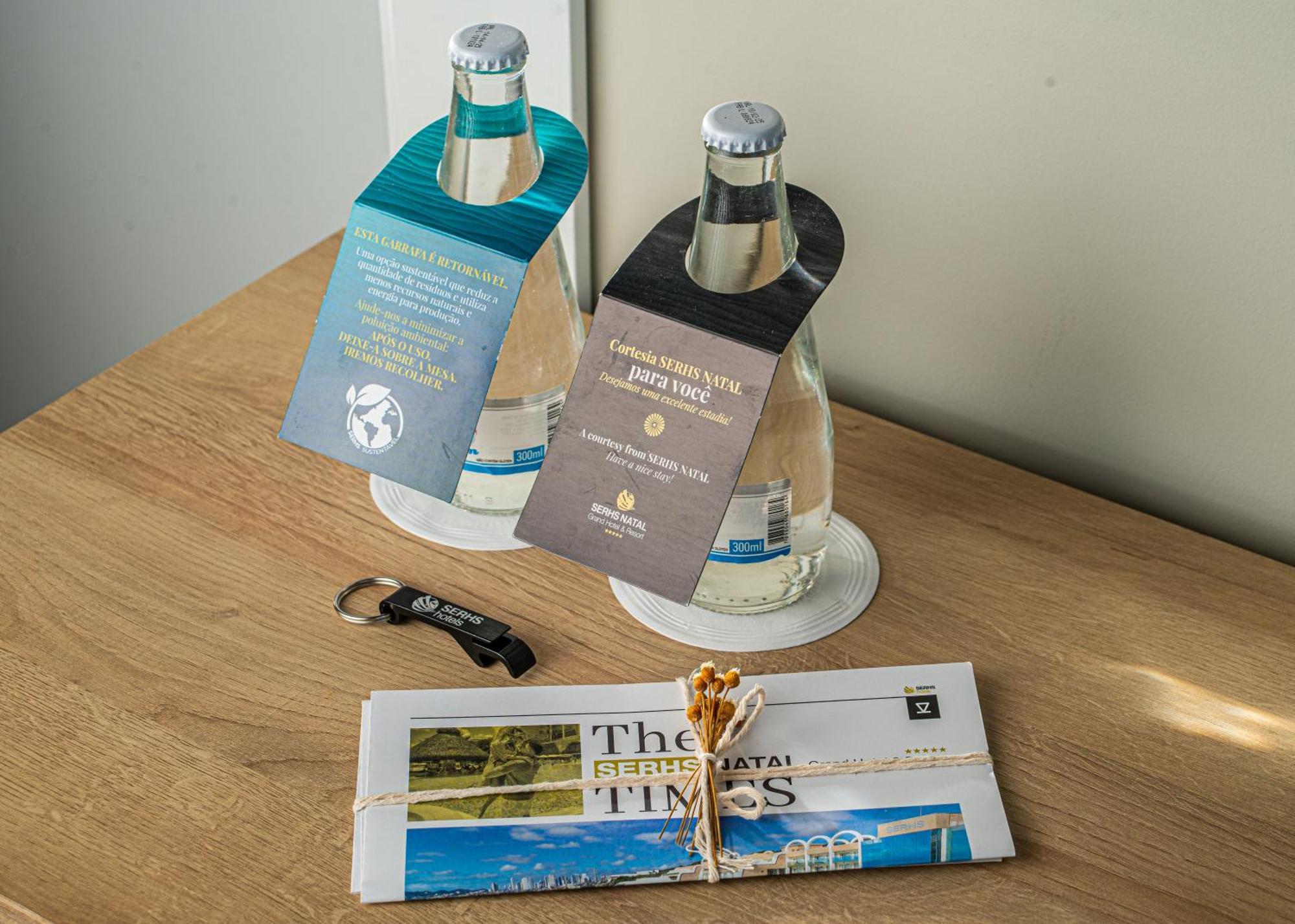 Serhs Natal Grand Hotel & Resort Екстериор снимка The Times newspaper in a hotel room